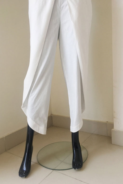 SHAHI SHALWAR - WHITE </br>SP-SH-WH