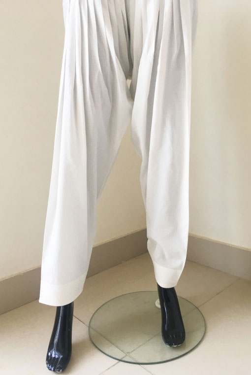 CLASSIC SHALWAR - WHITE </br>SP-CS-WH