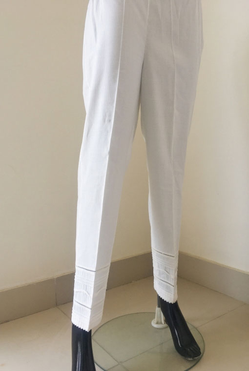 PENCIL PANTS - WHITE </br>SP-PP-WH