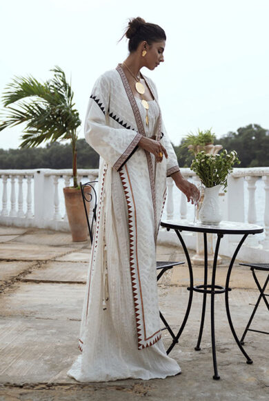 LONG JACKET - OFF WHITE</br>RP-OJ-003
