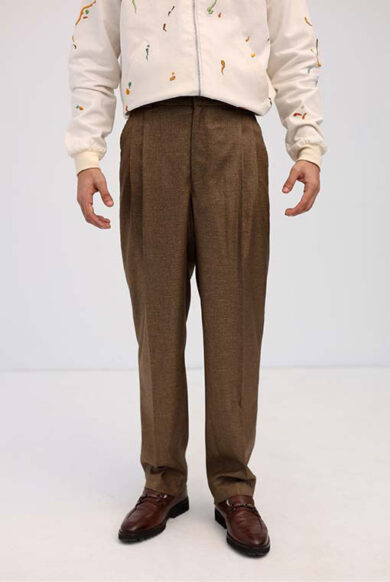 TROUSER - CAMEL</br>TR-YM-013