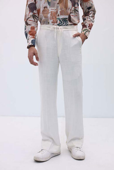 TROUSER - IVORY</br>PS-YM-016